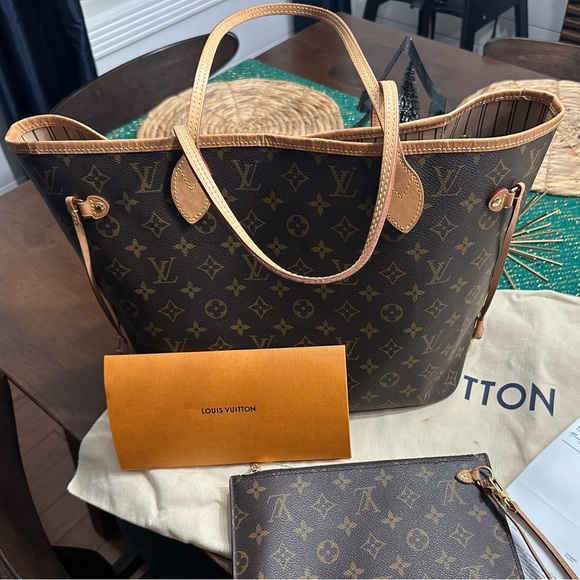 Louis Vuitton Neverfull MM (Purse and dust cover only). - Picture 6 of 6